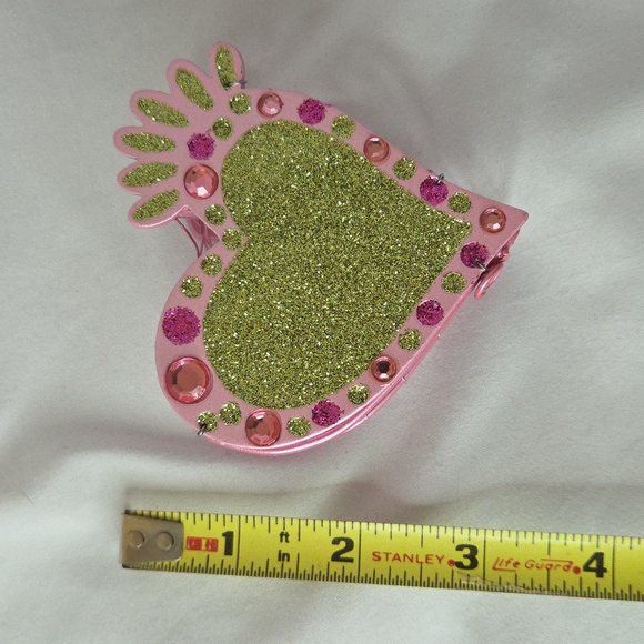 Heart Shaped wire box Trinket Claire's vintage y2k rare - Picture 8 of 9